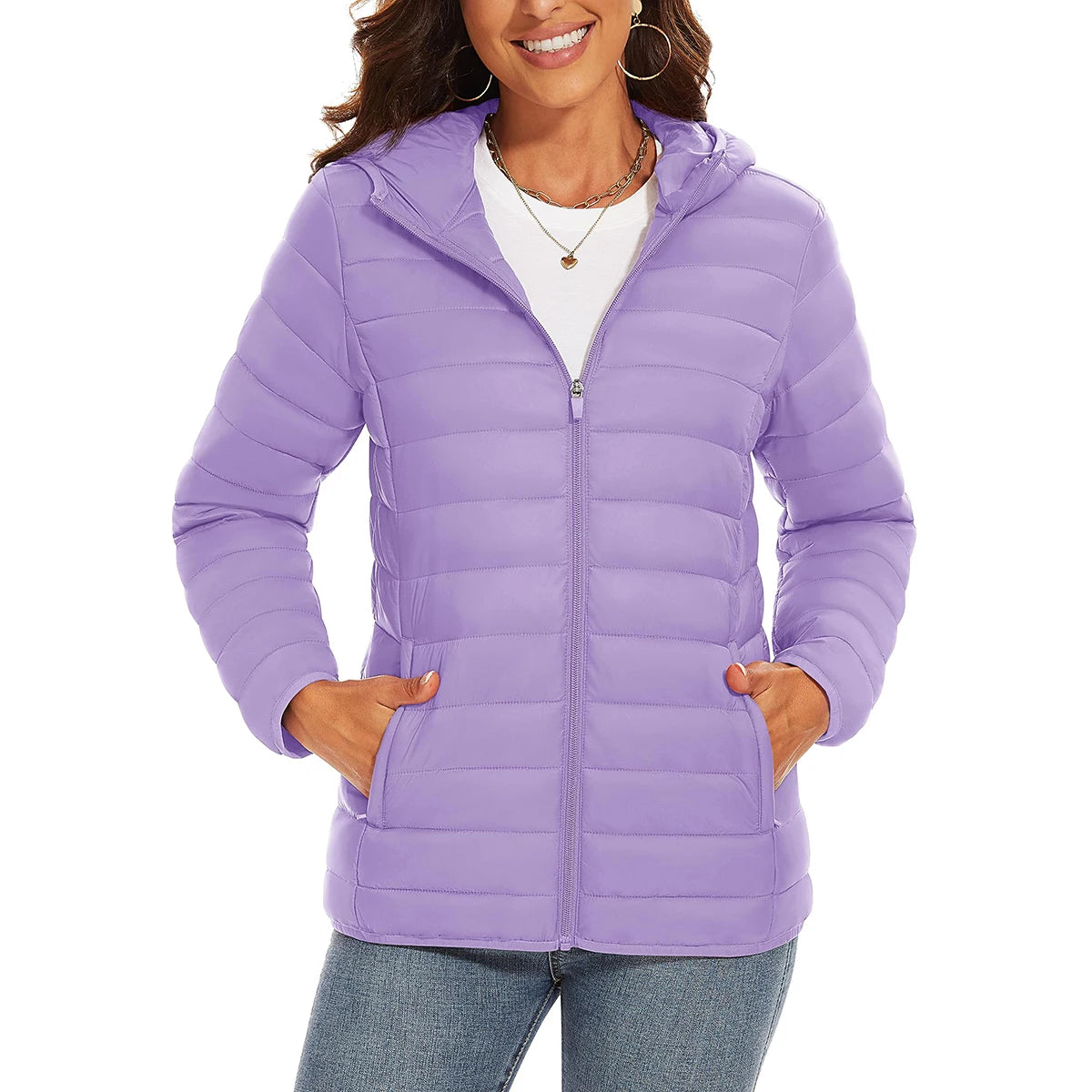 Women's Warm Waterproof Down Jacket - Winter Hiking