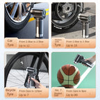 Mini Electric USB High-Pressure Air Compressor - Car, Motorcycle, Bicycle