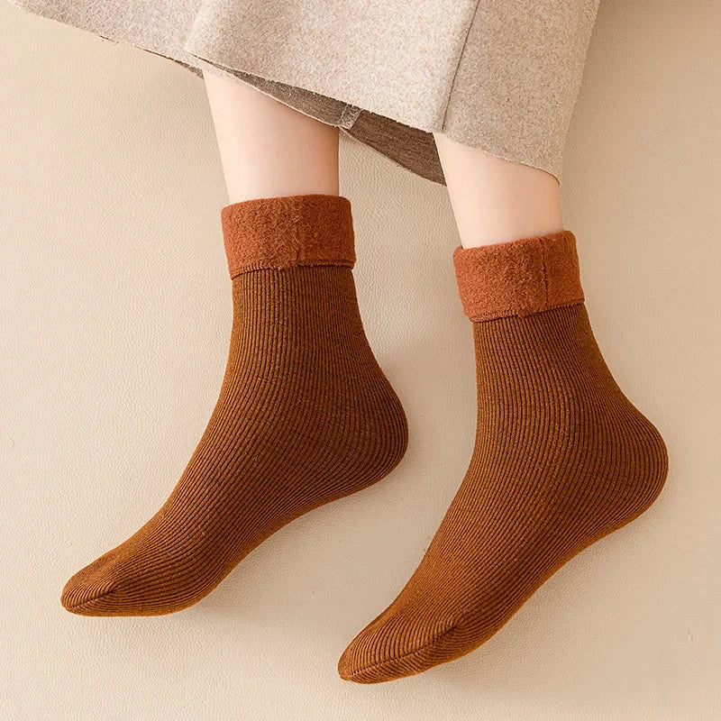 Pack of 3 Fleece-Lined Socks - Comfort and Warmth