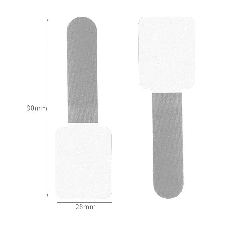 100x Self-adhesive Cable Tie - Reusable Hook and Loop