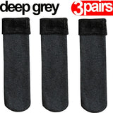 Lot de 3 Chaussettes Doublées Velours - Confort et Chaleur