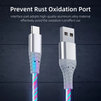 Câble LED 5A Ultra Rapide Type-C et Micro USB