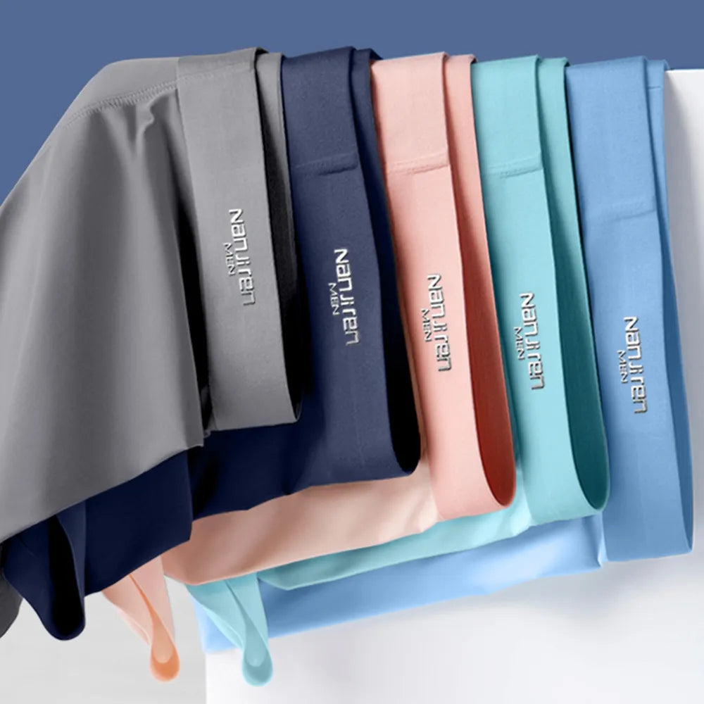 Pack of 5 ice silk boxers