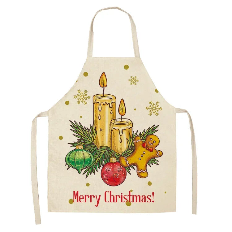 Tablier de Cuisine à Motif de Noël