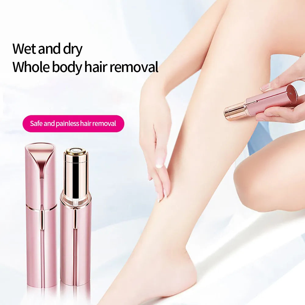 Painless Facial Hair Remover with LED Light