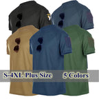Men's Quick Dry Short Sleeve Tactical Polo Shirt