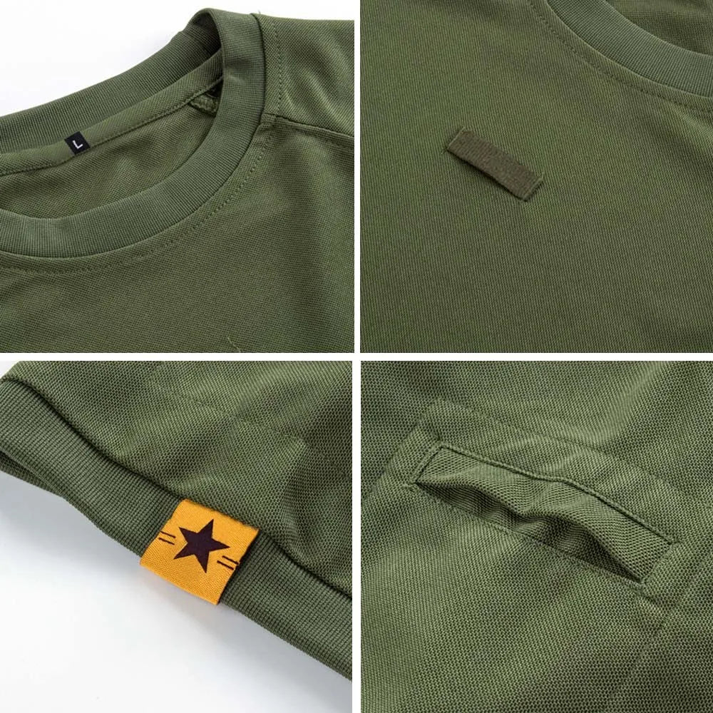 Men's Quick Dry Short Sleeve Tactical Polo Shirt