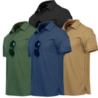 Men's Quick Dry Short Sleeve Tactical Polo Shirt