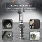 Damaged screw extractor