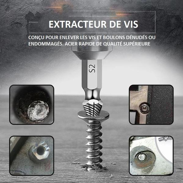 Damaged screw extractor