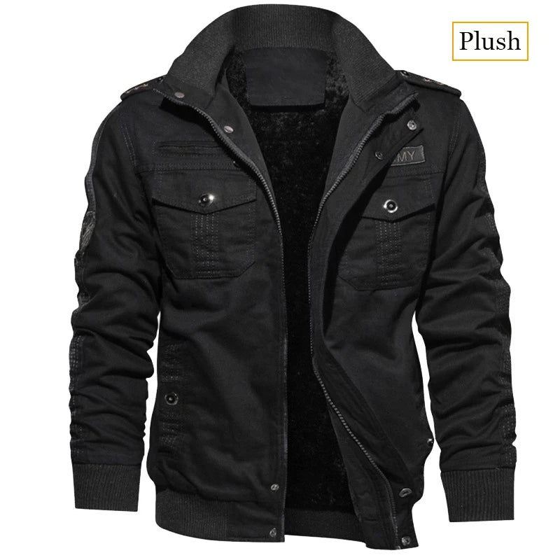 Veste U.S Army à Doublure Polaire Chaude - Homme