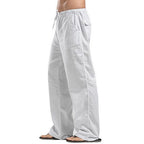 Pantalon en Lin Multipoche