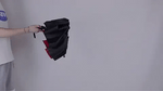 Parapluie XXL double couche et coupe-vent