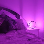 Bluetooth-controlled circular LED lamp