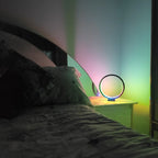 Bluetooth-controlled circular LED lamp