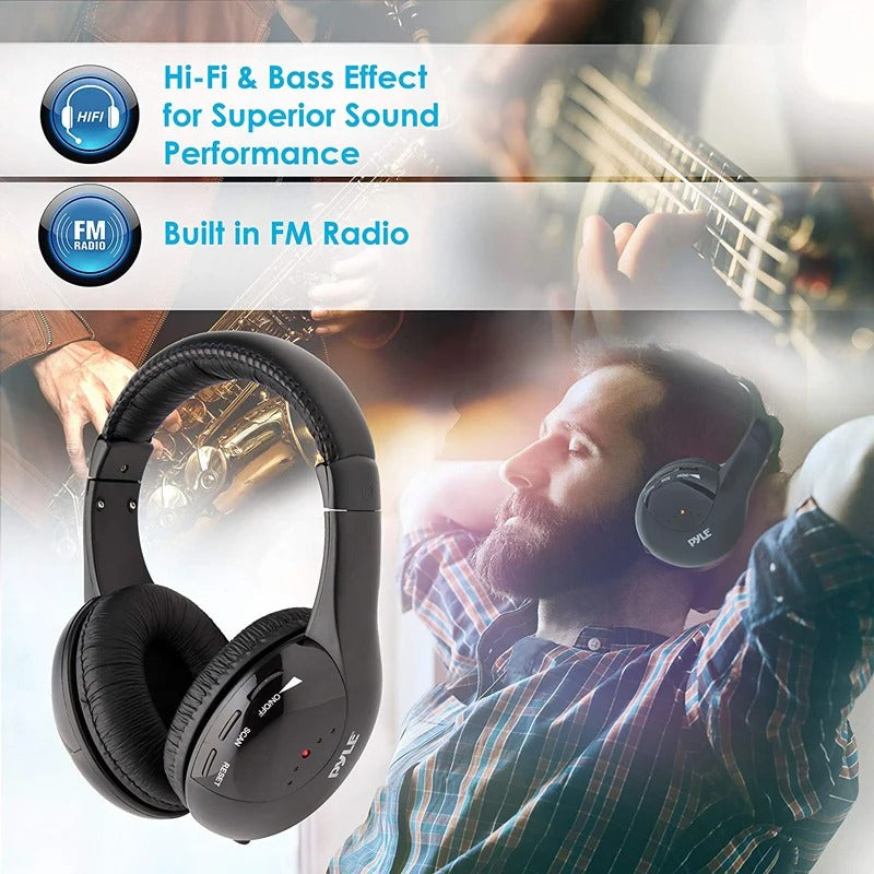 Wireless headphones for TV and all audio sources - Free delivery