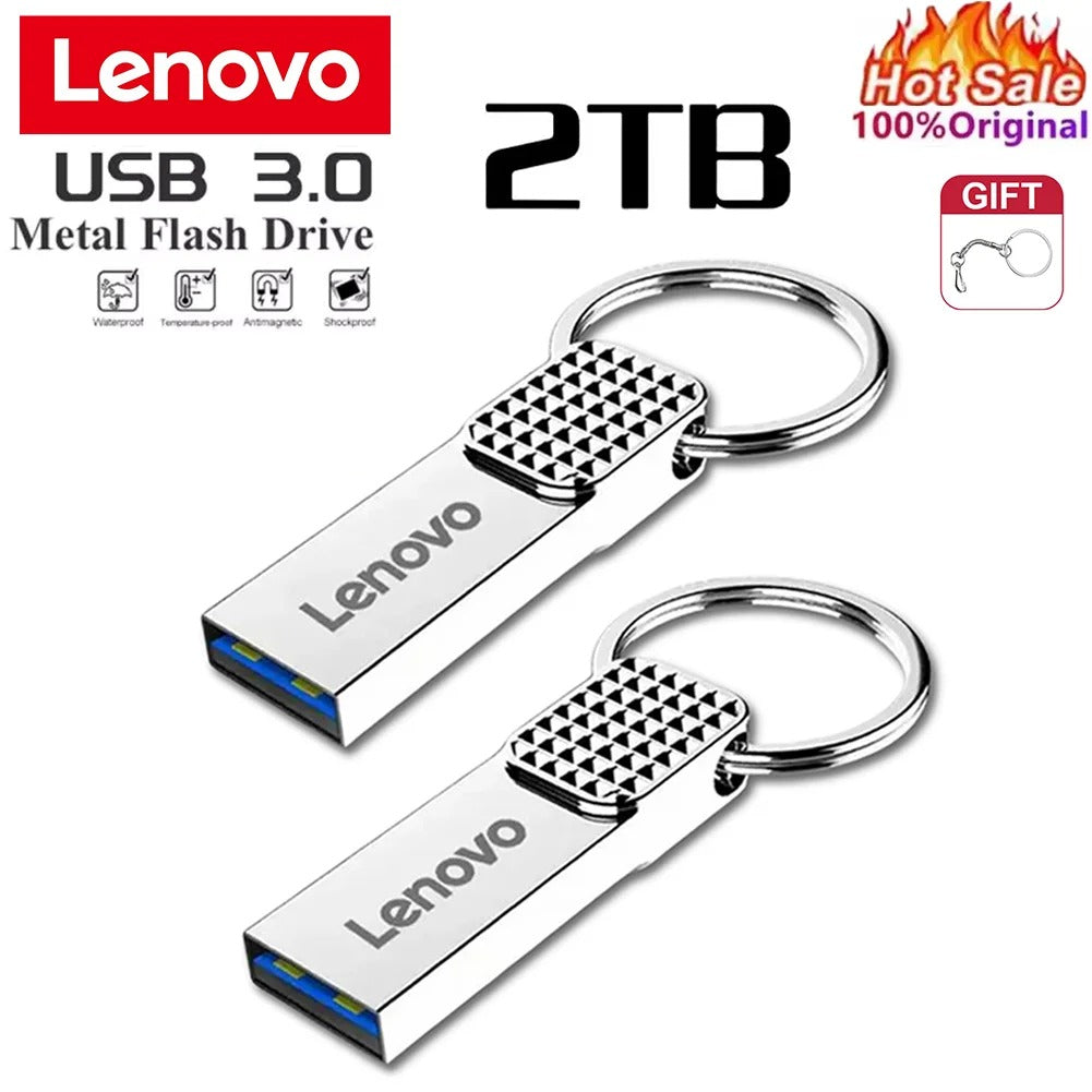 Lenovo - Mini USB 2TB de metal de alta velocidad