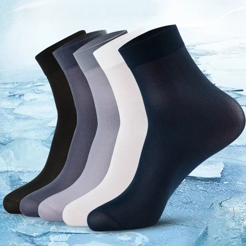 20x Chaussettes en Fibre de Bambou Ultra-Fines douces et respirantes