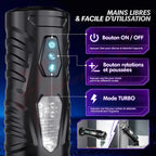 MANIZER MAX - Automatic Masturbator with Stand - Rotating and Thrusting Mode