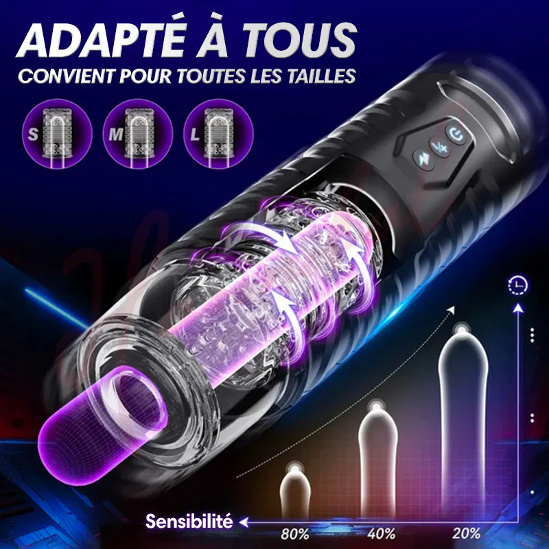 MANIZER MAX - Automatic Masturbator with Stand - Rotating and Thrusting Mode