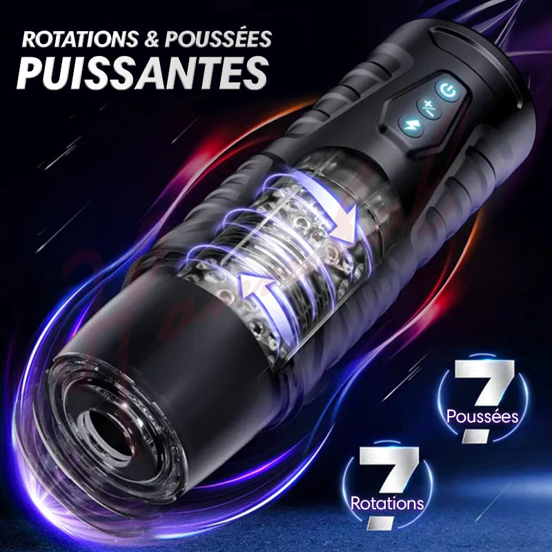 MANIZER MAX - Automatic Masturbator with Stand - Rotating and Thrusting Mode