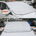 Protection pare-brise magnétique anti-neige