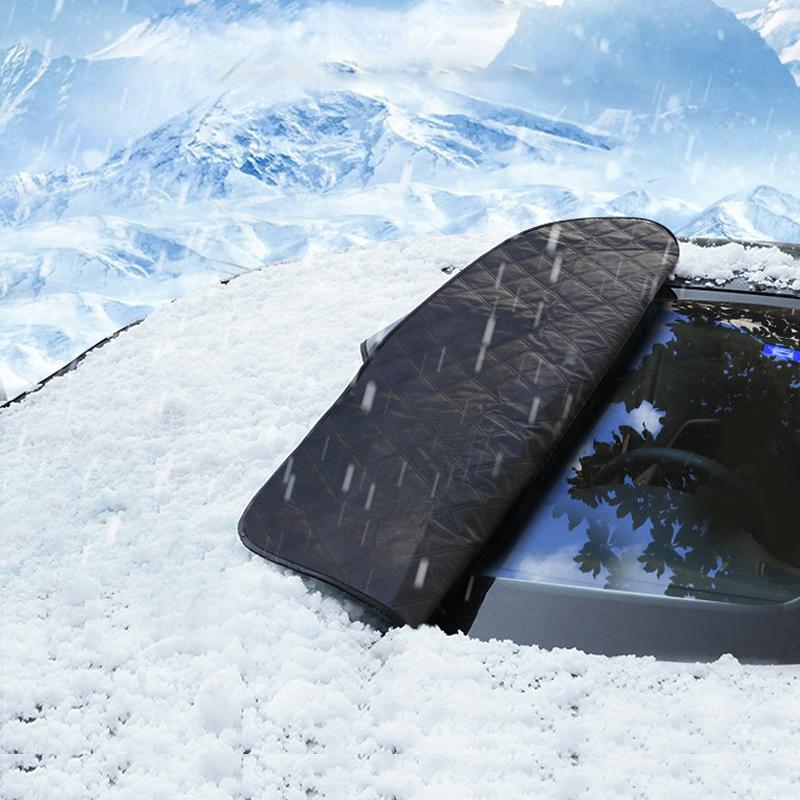 Protection pare-brise magnétique anti-neige