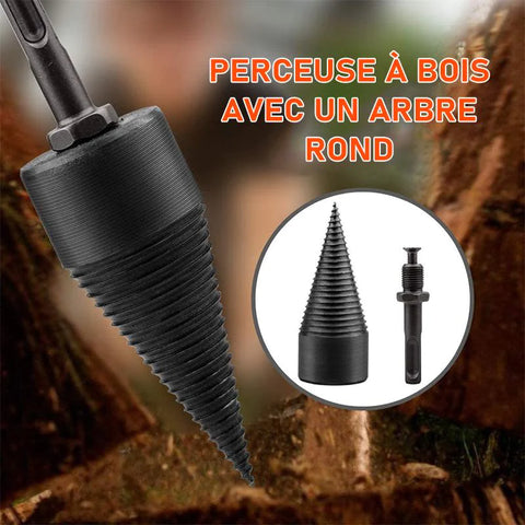 Outil de forage pour bois de chauffage