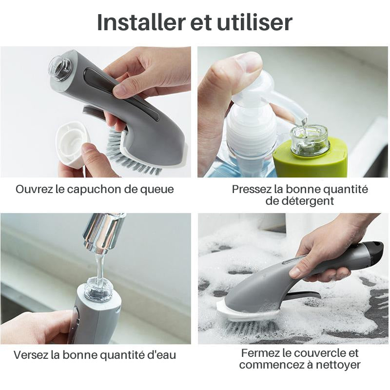 Brosse de Nettoyage Avec Manche Longue