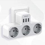Multiprise USB avec 3 prises et 3 ports USB - Thunderbolt 3.3