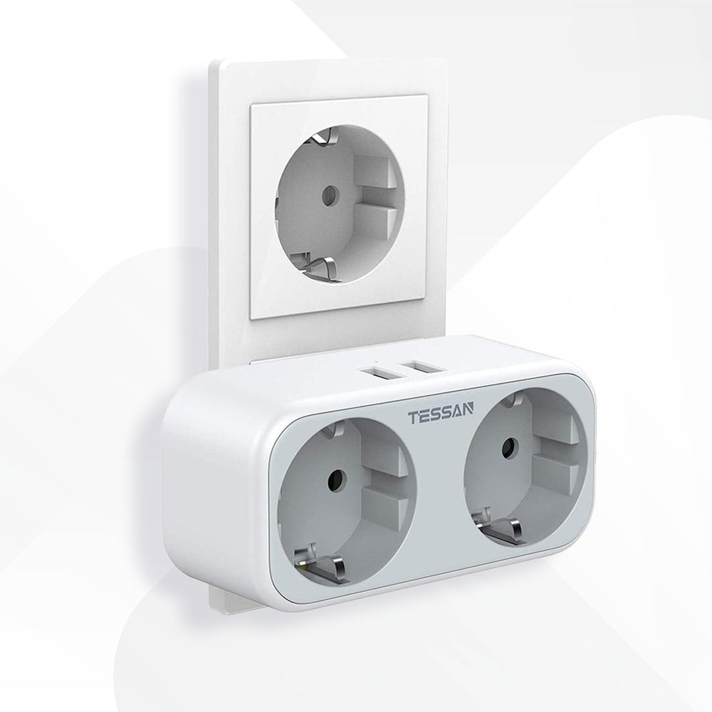Multiprise USB avec 2 prises et 2 ports USB - Thunderbolt 2.2