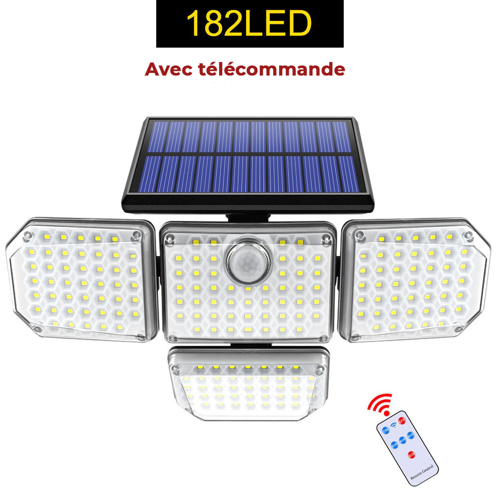 Lampe LED solaire multidirectionnelle