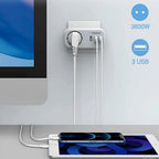 Prise murale avec 3 ports USB - Thunderbolt 1.3