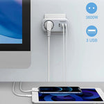 Prise murale avec 3 ports USB - Thunderbolt 1.3