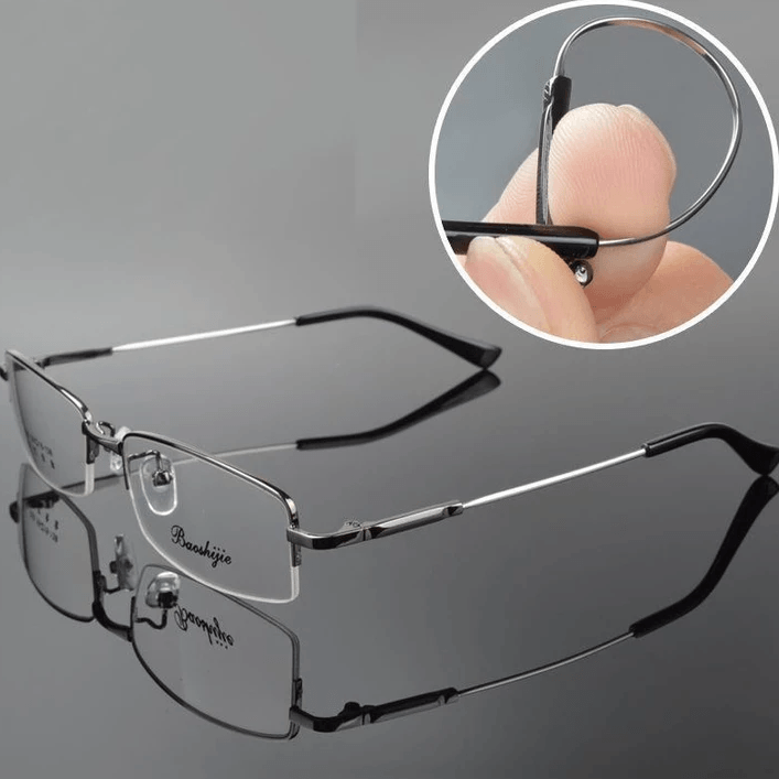 Lunettes de lecture anti-lumière bleue en titane