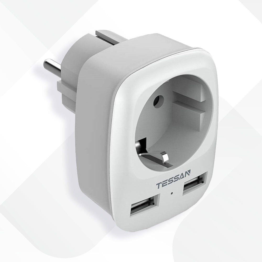Prise murale avec 2 ports USB - Thunderbolt 1.2