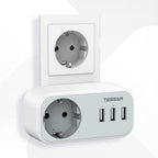Prise murale avec 3 ports USB - Thunderbolt 1.3