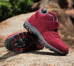 Noa - Bottines d'hiver mixte rouge