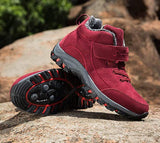 Noa - Bottines d'hiver mixte rouge