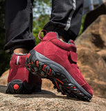 Noa - Bottines d'hiver mixte rouge