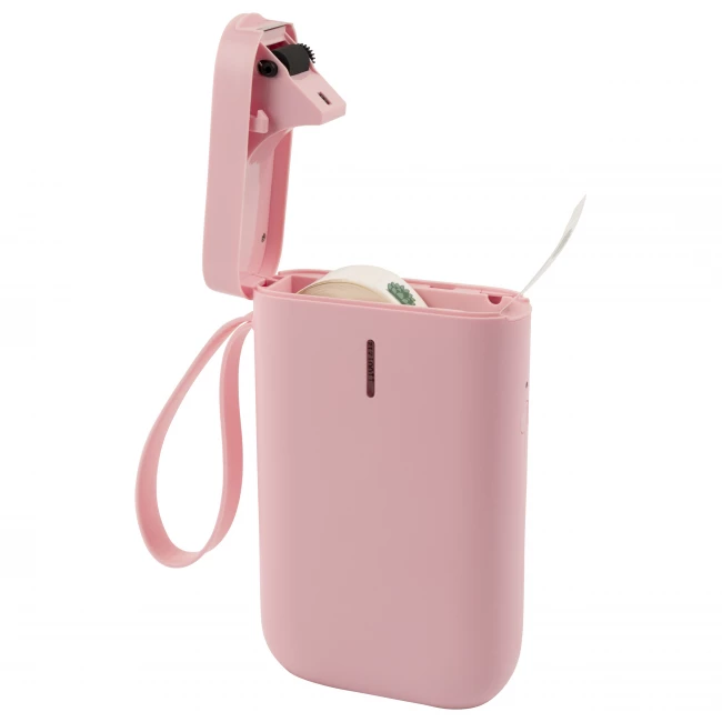 Imprimante d'étiquettes thermiques sans fil rose