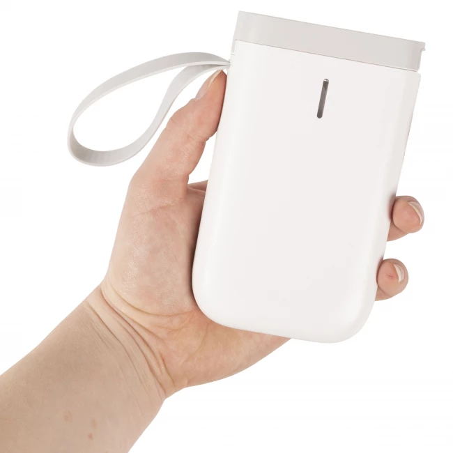 Imprimante d'étiquettes thermiques sans fil blanc