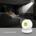Lampe LED magnétique 360° - Détection des mouvements
