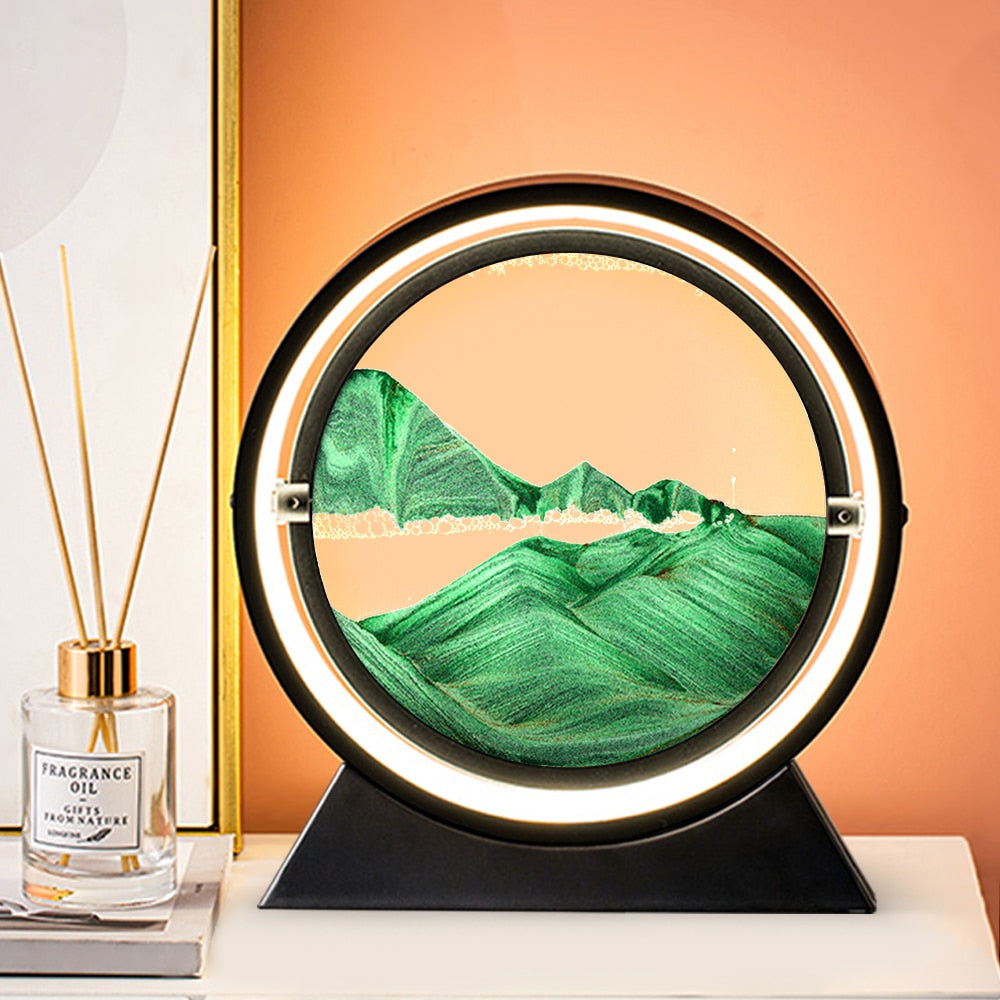 Lampe 3D sablier