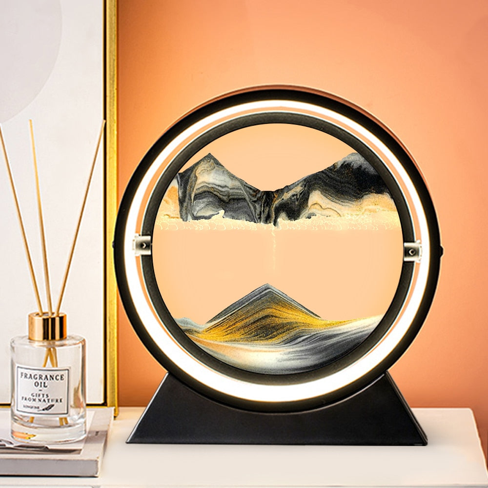 Lampe 3D sablier