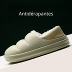Chaussons épais intérieur fourrure