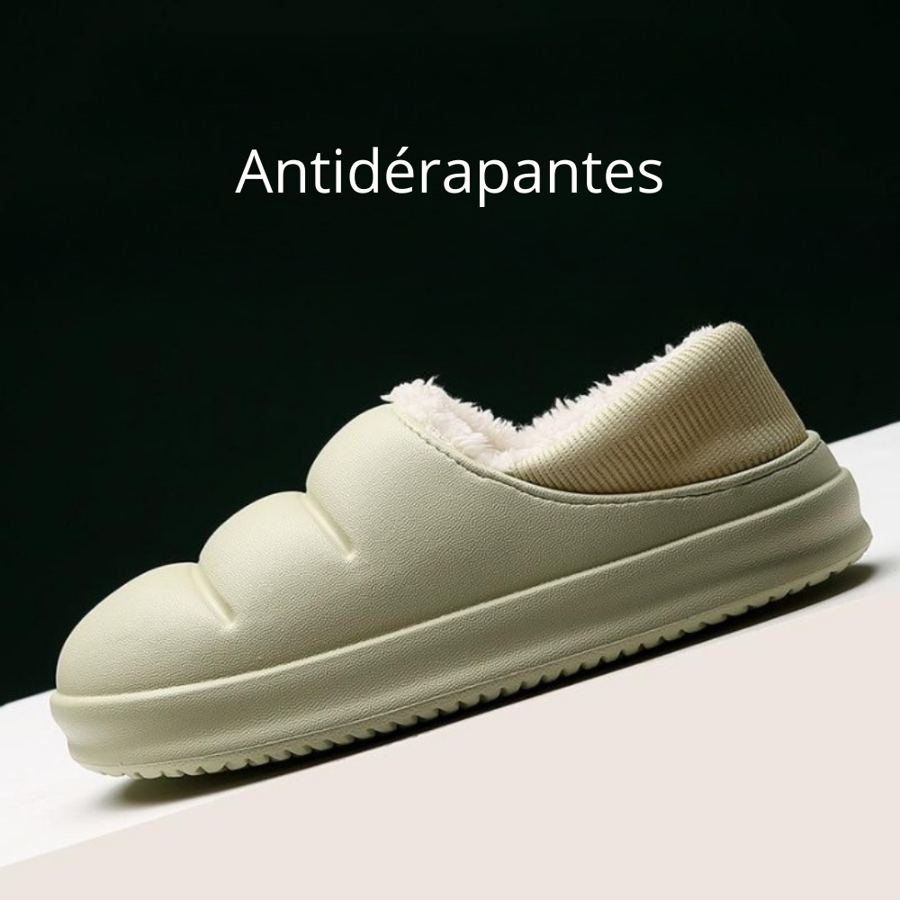 Chaussons épais intérieur fourrure