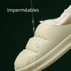 Chaussons épais intérieur fourrure