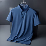 Polo en soie infroissable