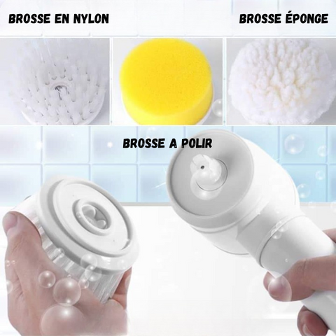 Brosse de nettoyage électrique 5 en 1